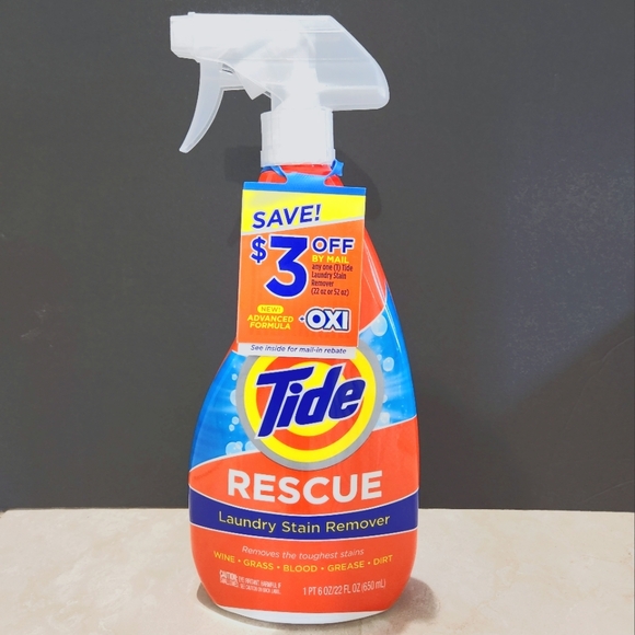 Tide RESCUE Laundry Stain Remover with Oxi 22oz - Picture 1 of 3